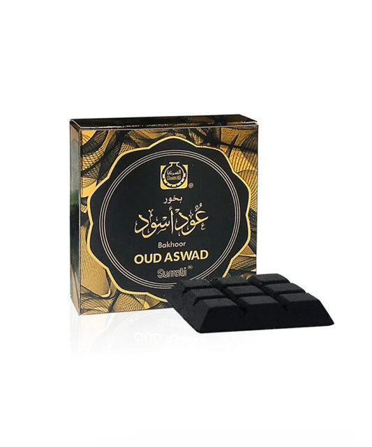 Choco Bakhoor Oud Aswad by Surrati